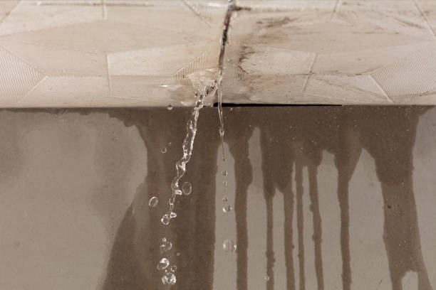 Professional Burst Pipe Cleanup technician working in Fulshear, TX